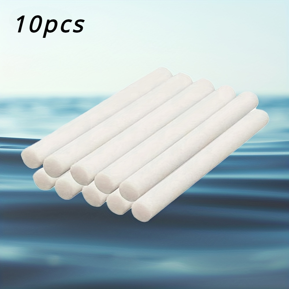 

10pcs Universal Humidifier Sticks, 0.2 Inch Diameter, Polyester Aromatherapy Machine Filters, Cut-to-size, No Battery Required, Replaceable Diffuser Spray Filters