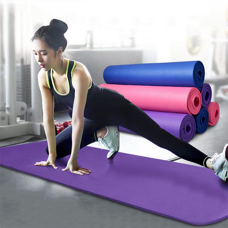 

Yoga Mat Nonslip Yoga Mat With Strap Anti-tear Exercise Fitness Mat For Yoga Workouts