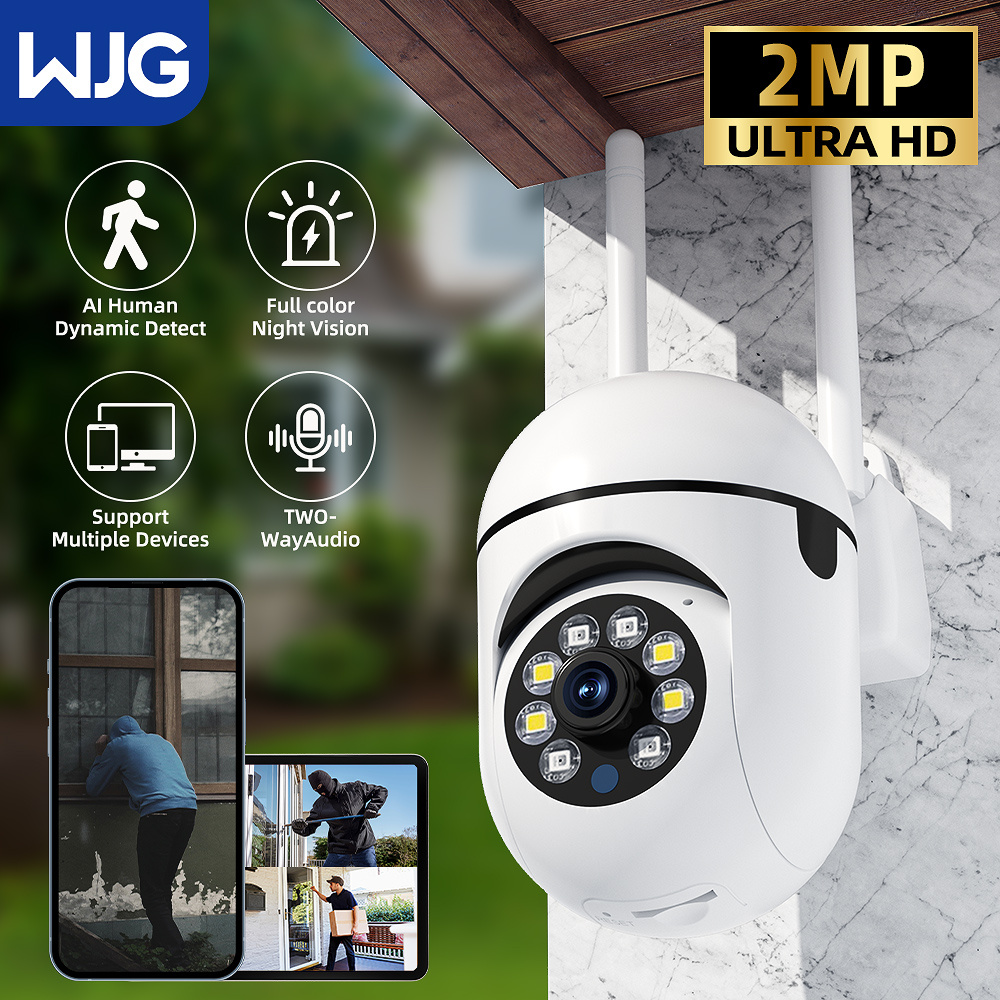 XY-3820 Outdoor Wireless Security WiFi Monitoring Camera, AI Human  Tracking, Bidirectional Audio, Night Color, 2.4G, 2MP Camera, USB Powered,  Non Waterproof, Supports TF Card, Can be Installed in * ...