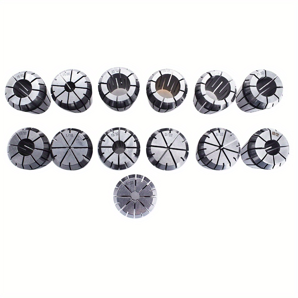 

Super 13pcs 1/16"-13/16" Er32 Er-32 Collets Set With5/32 9/32 23/32