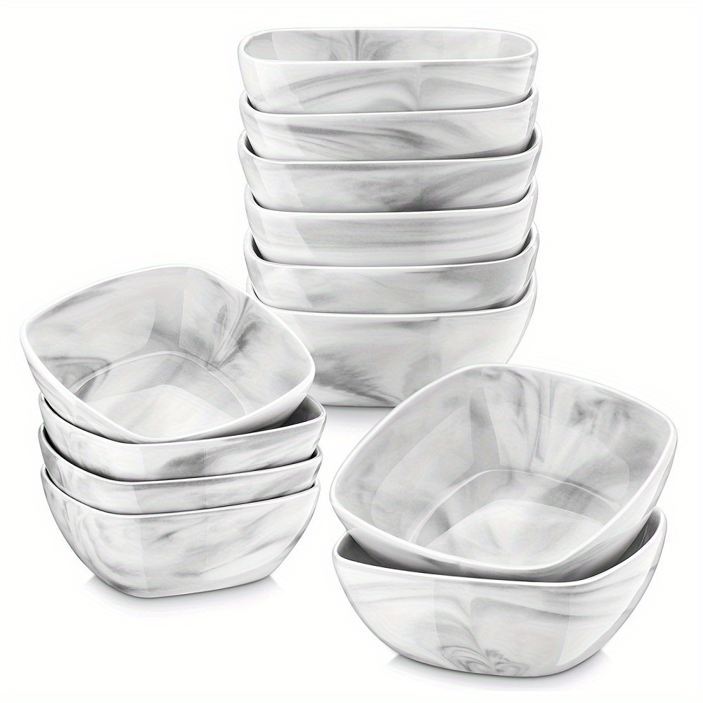Image of Ramekins Set Of 12, 170ml Ramekins For Creme Brulee Porcelain Dishes Ramekins For Baking, Dipping Sauce Dish, Mi