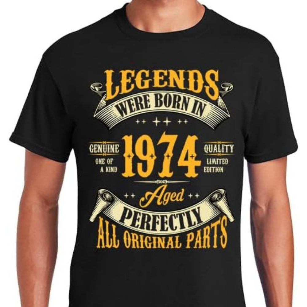 

Gifts For Father's Day 50th For Men, Legends Were , Vintage 50 Years Old Tee T-shirt