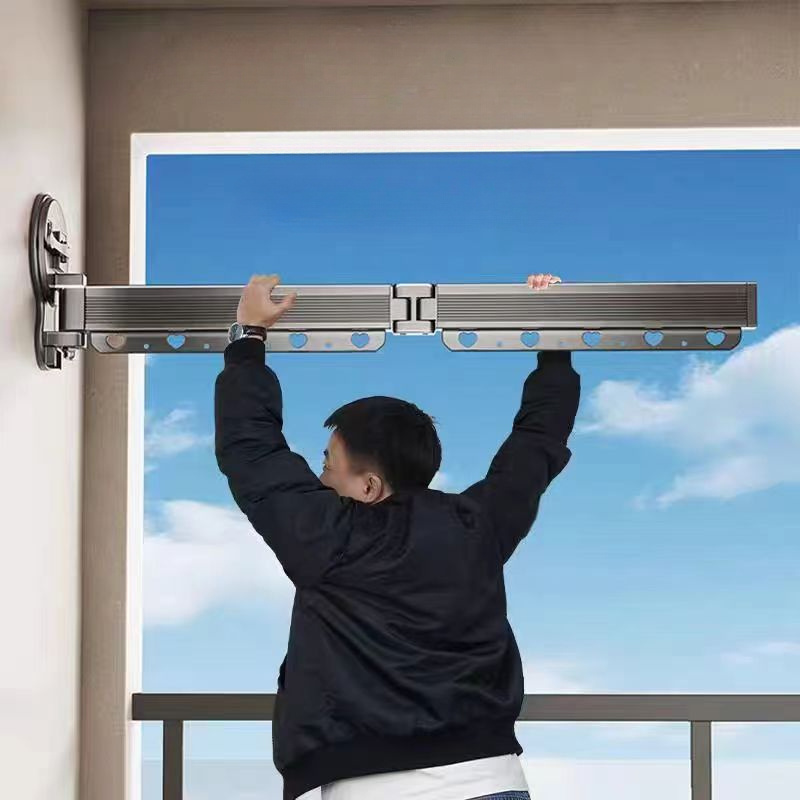 Tendedero De Ropa Plegable De Pared Tendedero Retractil Tendedero