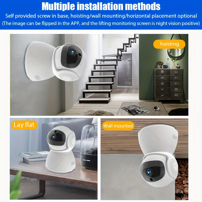 haomi for smart home security camera 1080p wifi cctv ip with ai tracking motion detection 24 7 alerts indoor video surveillance usb powered details 5