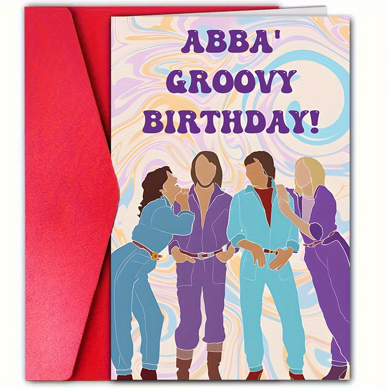 

1pc - Greeting , 4.7x7.1 , Fun & For Anyone, - , Envelope Included, For , &