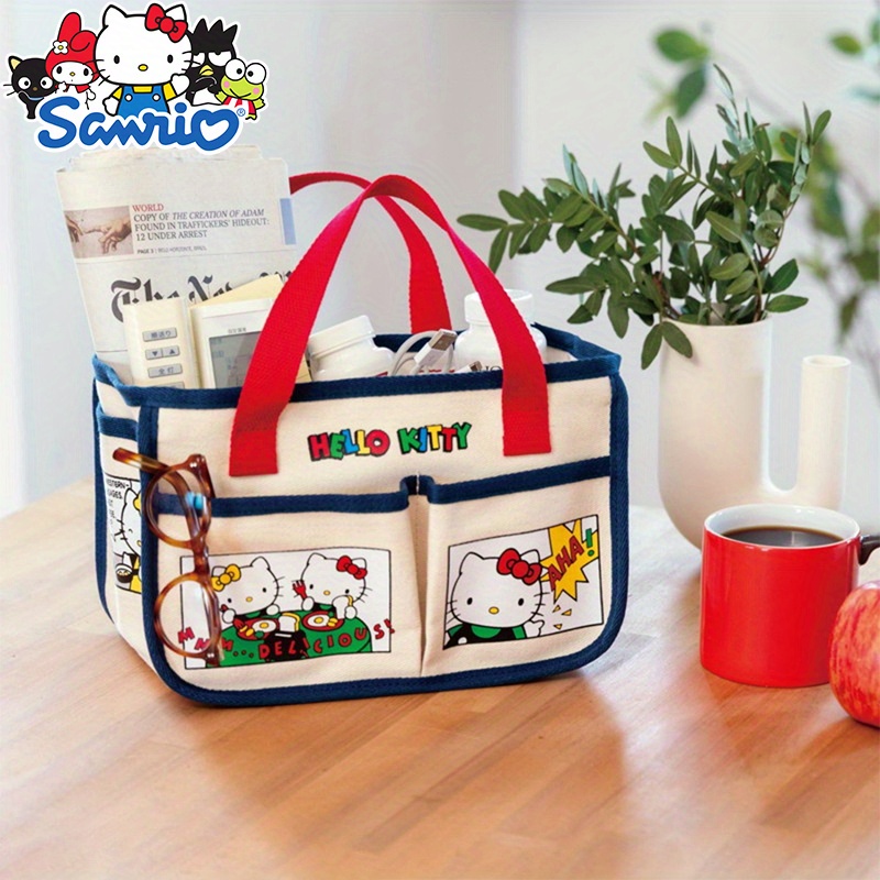 

1pc Authorized By Sanrio Women's Bag High Quality Tote Bag Cpacity Purse Reusable