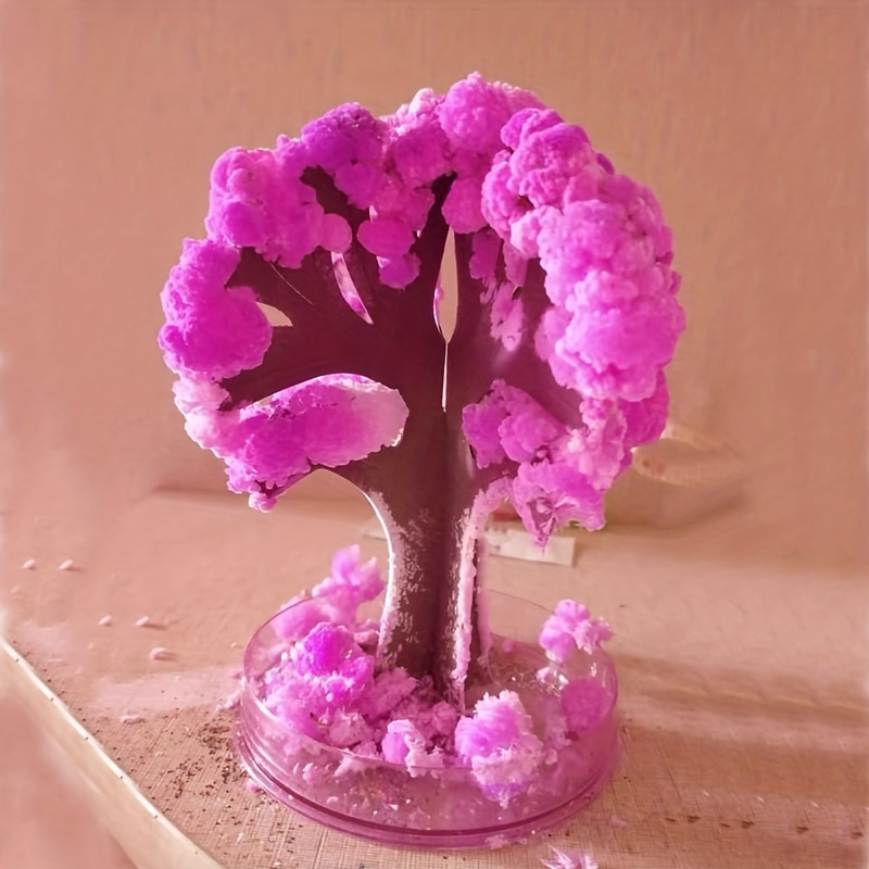 TEMU : Crystal Paper Tree Toy, Growing Christmas Cherry , Suitable 14 And Above