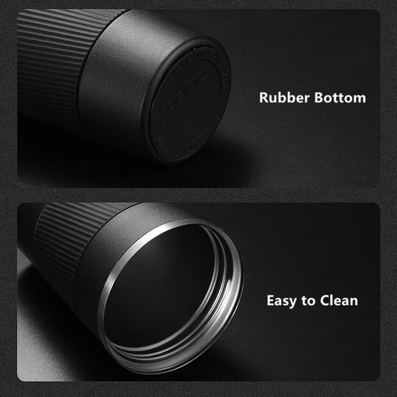 380ml 510ml double walled insulated stainless steel coffee mug leak proof non slip vacuum   metal travel thermal cup for hot and cold beverages details 9