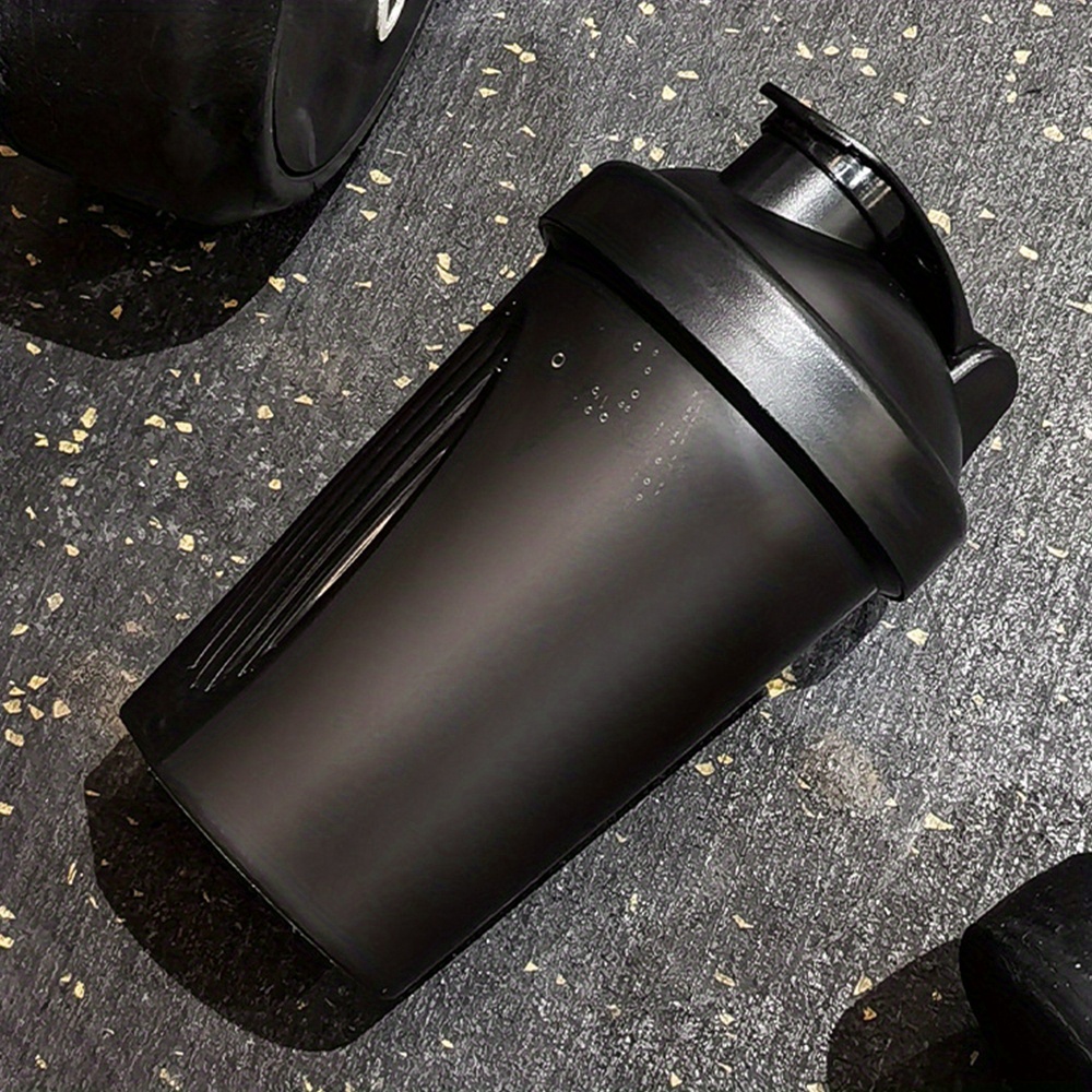 TEMU 400ml Solid Water Bottle, Sports Protein Powder Cup , Plastic Water Bottle Bpa-free