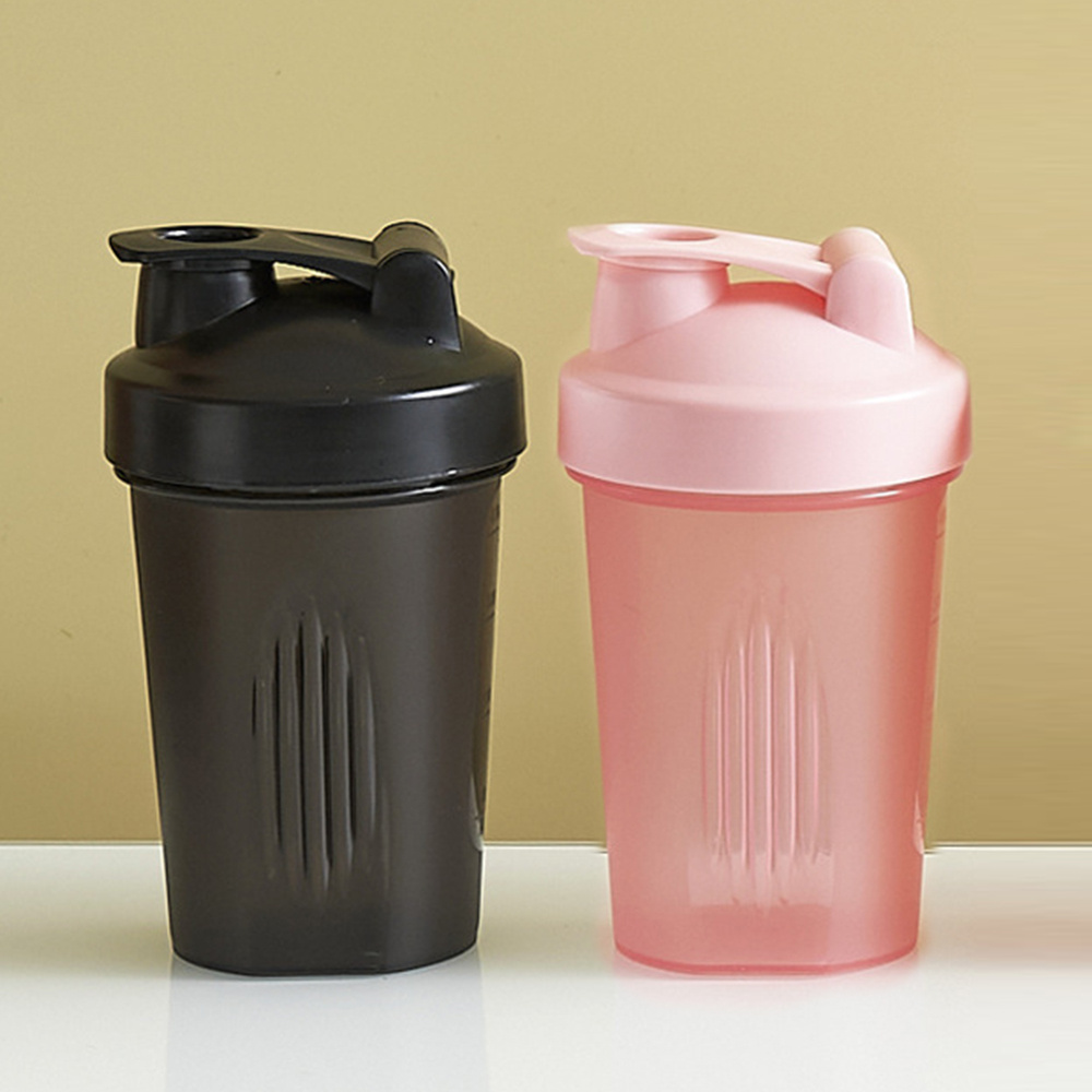 

400ml Solid Color Bottle, Sports Protein Powder Cup , Bottle Bpa-free