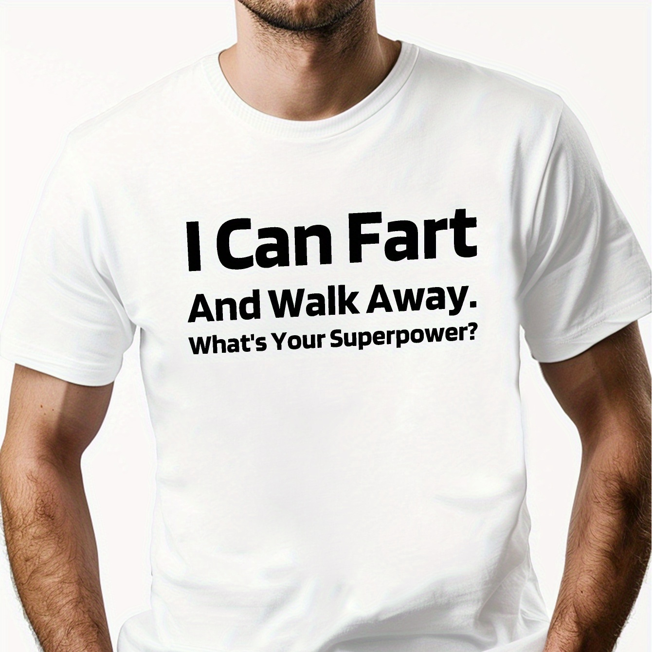 

1 Pc, 100% Cotton T-shirt, Farting Is My Superpower G500 Pure Cotton Men's T-shirt Comfort Fit