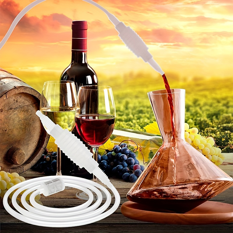 Bomba Autocebante USB Para Embotellar Vino O Cerveza - Portátil, Alimentario, 5V, Fácil Uso