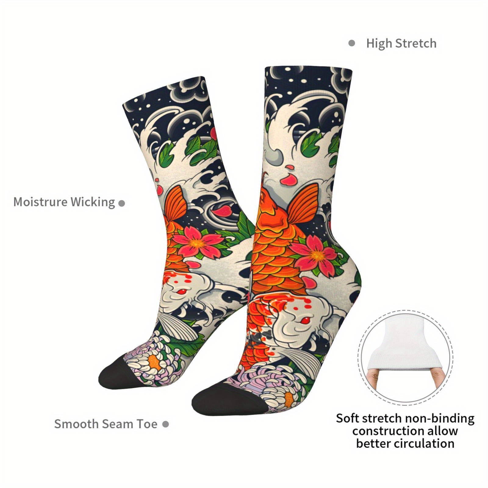 pair unisex harajuku vintage style novelty fish pond Temu