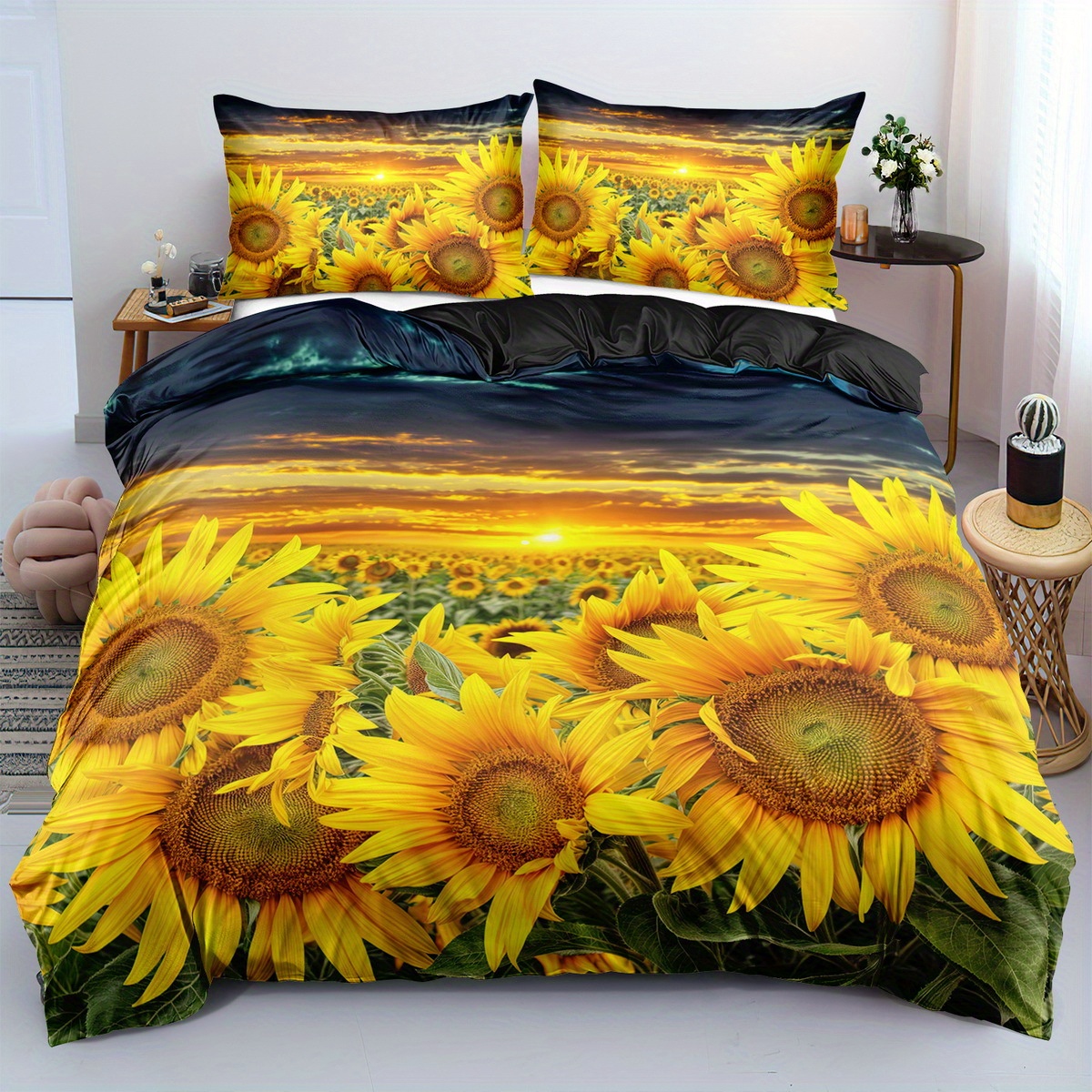 

Duvet - & , Includes 1 Duvet Cover /2 Pillowcases (no ), Zip , Washable -