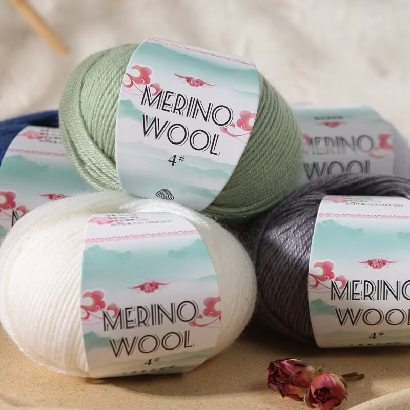 

1pc Merino Wool Blend Yarn, 50g - Perfect For Diy Crochet & Knitting Sweaters And Scarves, All-season Craft Supplies Yarn Crochet Knitting Accessories And Supplies