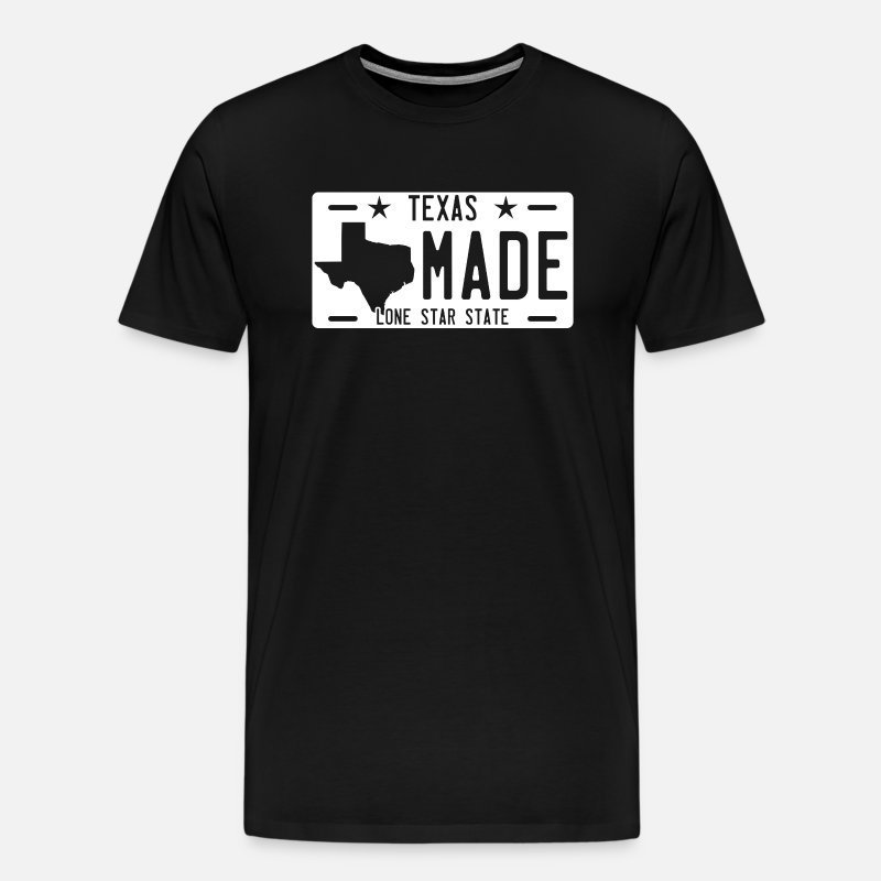 

Texas Made License Plate-805 Funny Men’s Short Sleeve Graphic T-shirt Collection Black