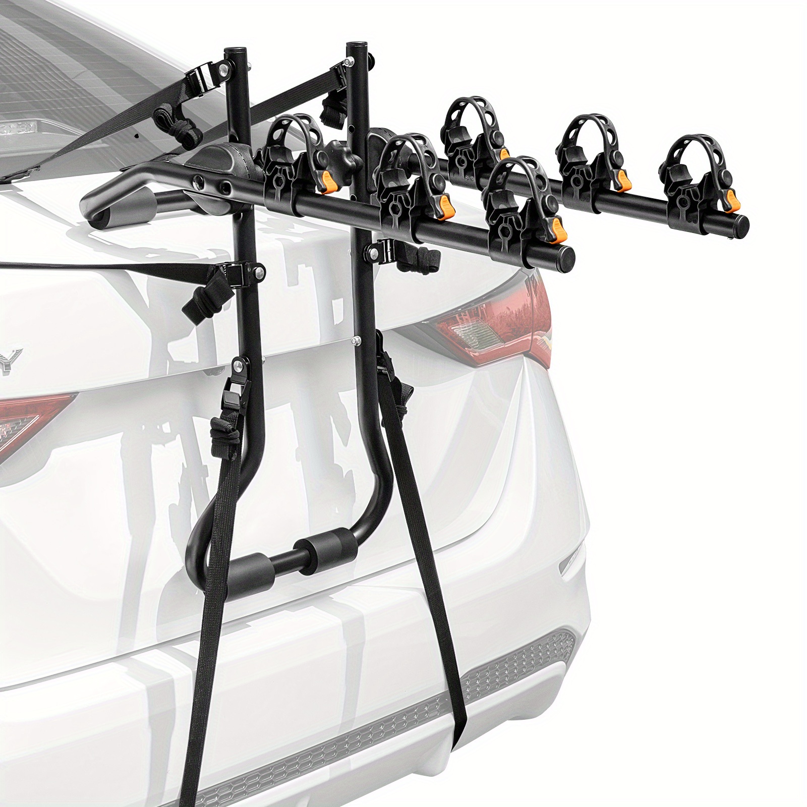 TEMU Safstar 3-bike Trunk Mounted Bike Rack Bike Carrier Rack For Sedan Suv
