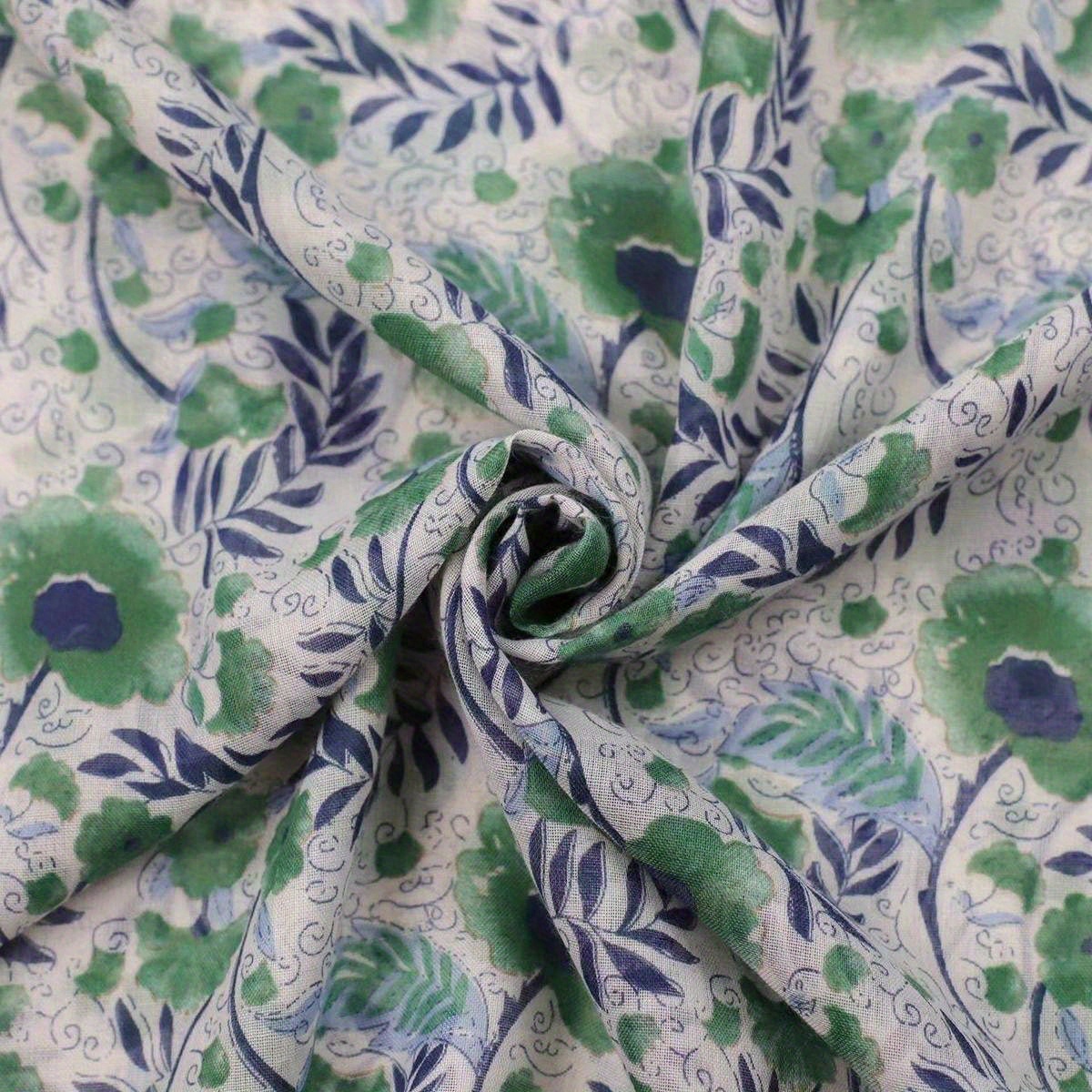 Elegant Floral Tassel Scarf, Thin Bali Chiffon Sunscreen Shawl