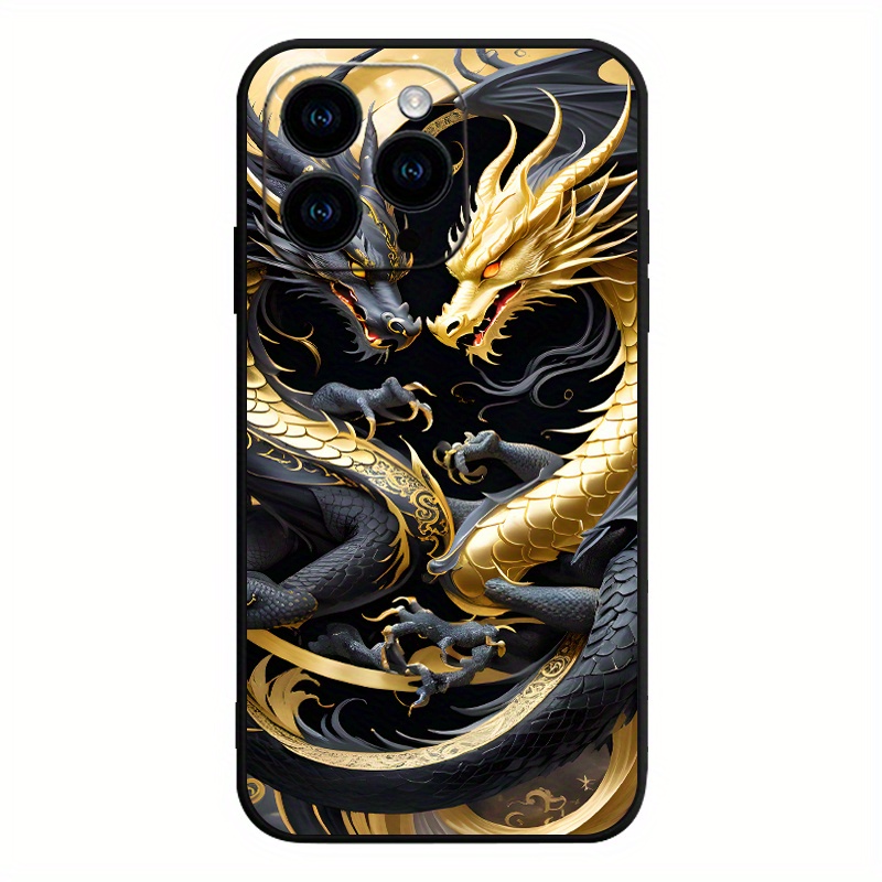 TEMU Dragon Soft TPU Shockproof Protective Phone Case for Note 8 9 9T 9S 9T 10 10S 10Lite Max 10Prime 12 13 13Pro 8 8A 9At 9I 9C 10 10A 11S 11Pro 12