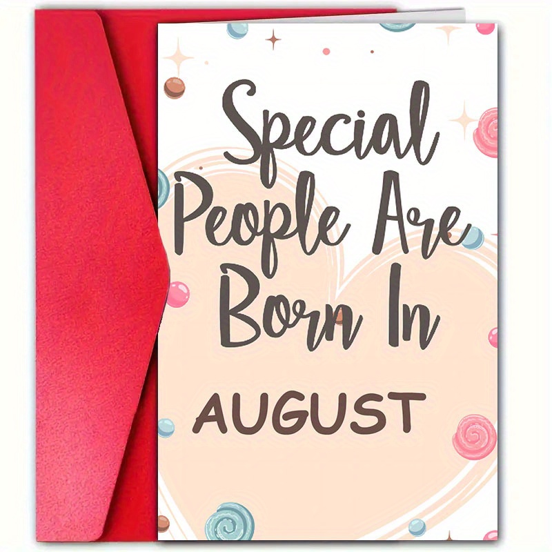 

Funny Birthday Card For Anyone - 4.7"x7" | Perfect Gift For Men, Women, Friends & Family | Unique Cheers To Special Birthdays In August & September Funny Birthday Cards Birthday Card Funny