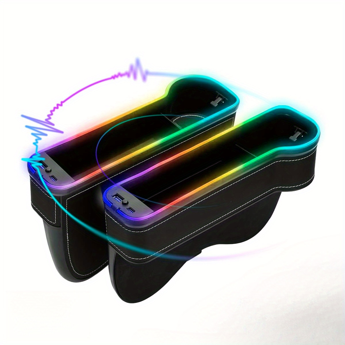 Sous-Verres Pour Porte-Gobelet Led - AKOZON - 2 Pièces - 7 Couleurs Changeantes - Maison