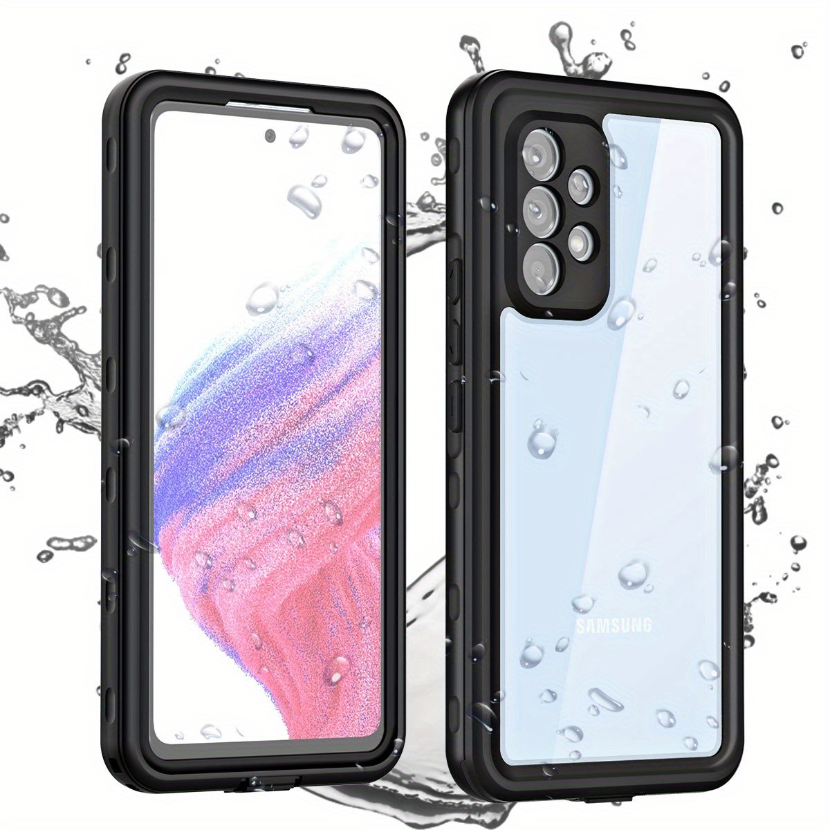 

A53 5g Waterproof Case Shockproof Heavy Duty Hybrid Full Cover With Built-in Screen Protector