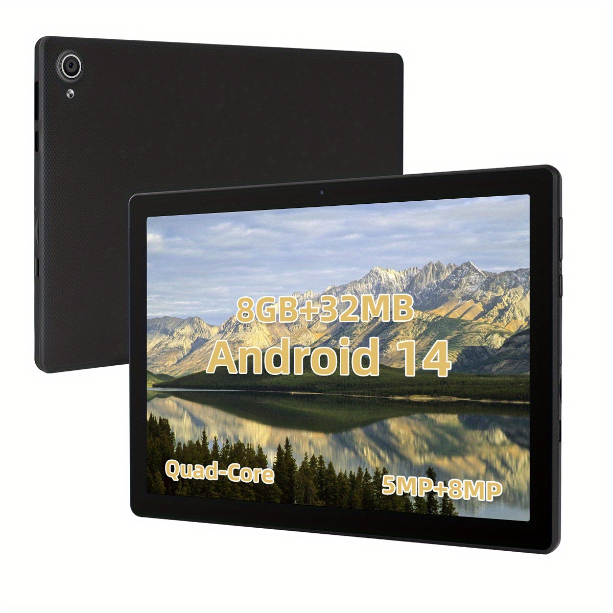 10.1 inch Android Tablet, 2GB RAM 32GB ROM Storage, 2+8MP Dual store Camera, 800x1280