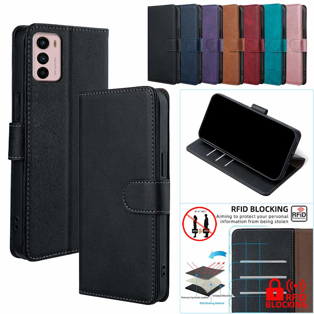 

Pu Flip Phone Case Luxury Leatherette Phone Case Rfid Phone Case For Moto G22 E32 S G24 4g G04 4g G30 G20 G31 G41 4g G34 5g G42 4g G51 5g