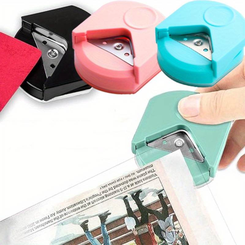 3-Way Corner Rounder Punch - Metal Blade For Paper, Cardstock, Photos, DIY Crafts & Scrapbooking
