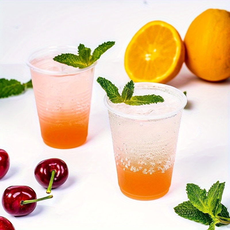 50 100 шт. одноразовых прозрачных пластиковых стаканов объемом 7 унций, многофункциональные, прочные, перерабатываемые, идеально подходят для пикников, барбекю, вечеринок, ресторанов и кафе, детали 2