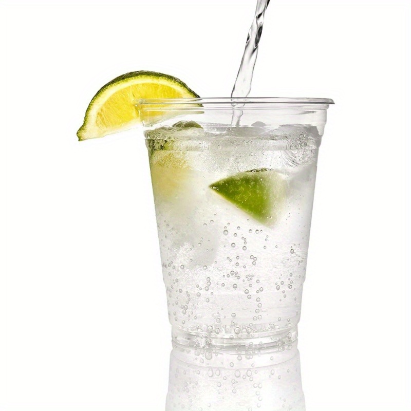 50 100шт 7oz одноразовые прозрачные пластиковые стаканы многофункциональные прочные перерабатываемые посуда, идеально подходящая для пикников, барбекю, вечеринок, ресторанов и кафе, детали 8