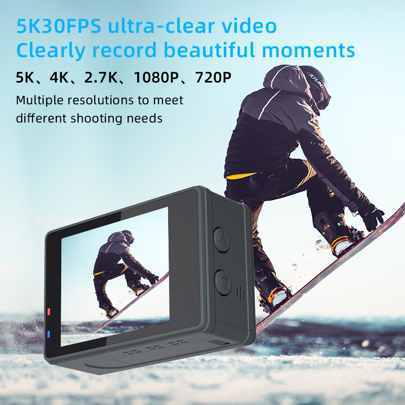 

Best Gift For Teenagers: 5k Dual-screen Hd Camera With 120° Wide-angle Lens And 1050ha Battery
