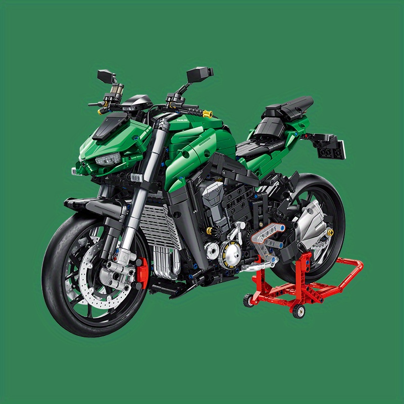 

Motorcycle Model Building Kit. 2089 Pcs 1:5 (model: Physical) Large Motorbike Building Kit With Led Lights For Children Aged 8-12 Years And Over, Christmas Birthday Present