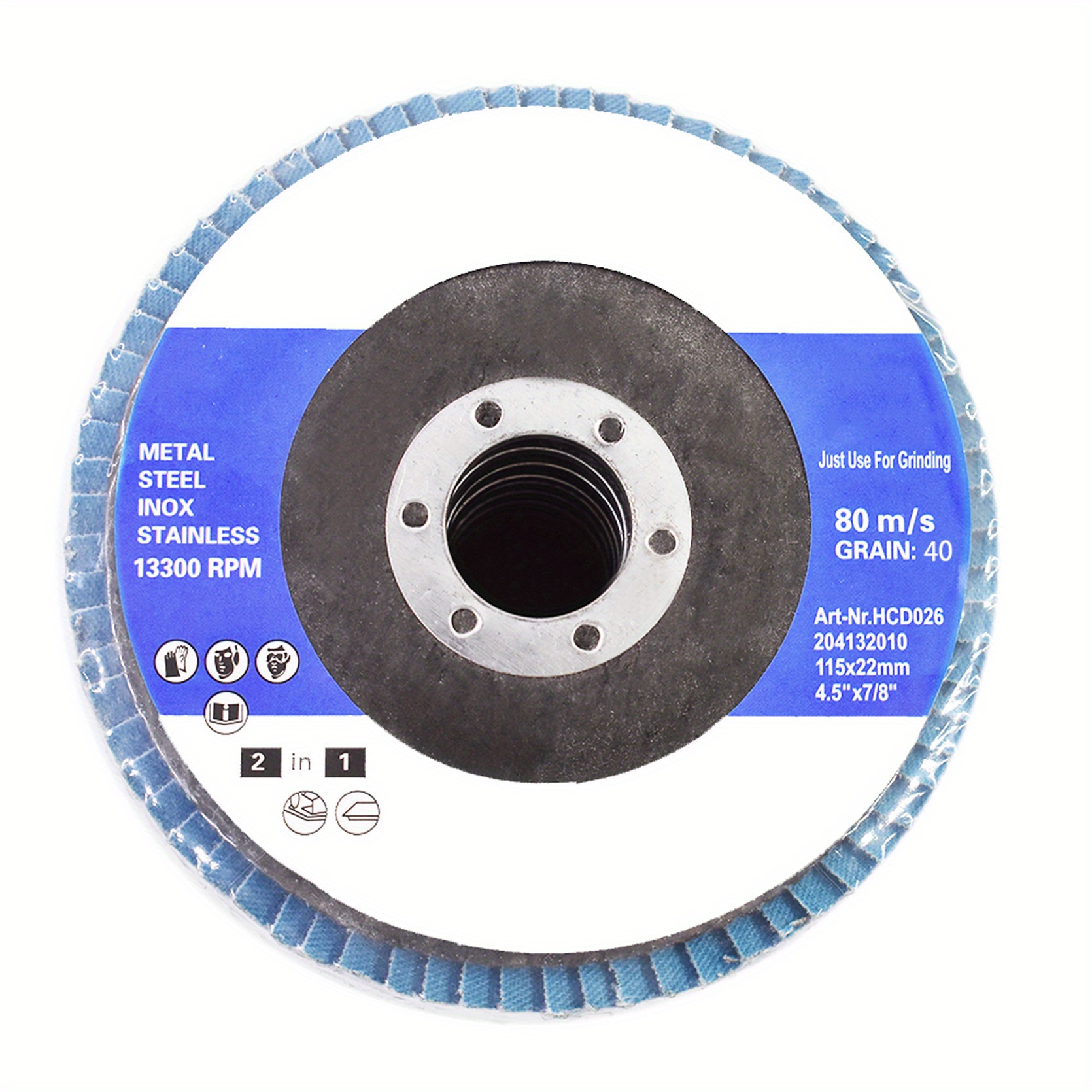 

Pcs 4-1/2" X 7/8" 80 Grits Premium Zirconia Flap Discs Grinding Wheel Sandpaper Fit For Grinding Visit The Findmall Store