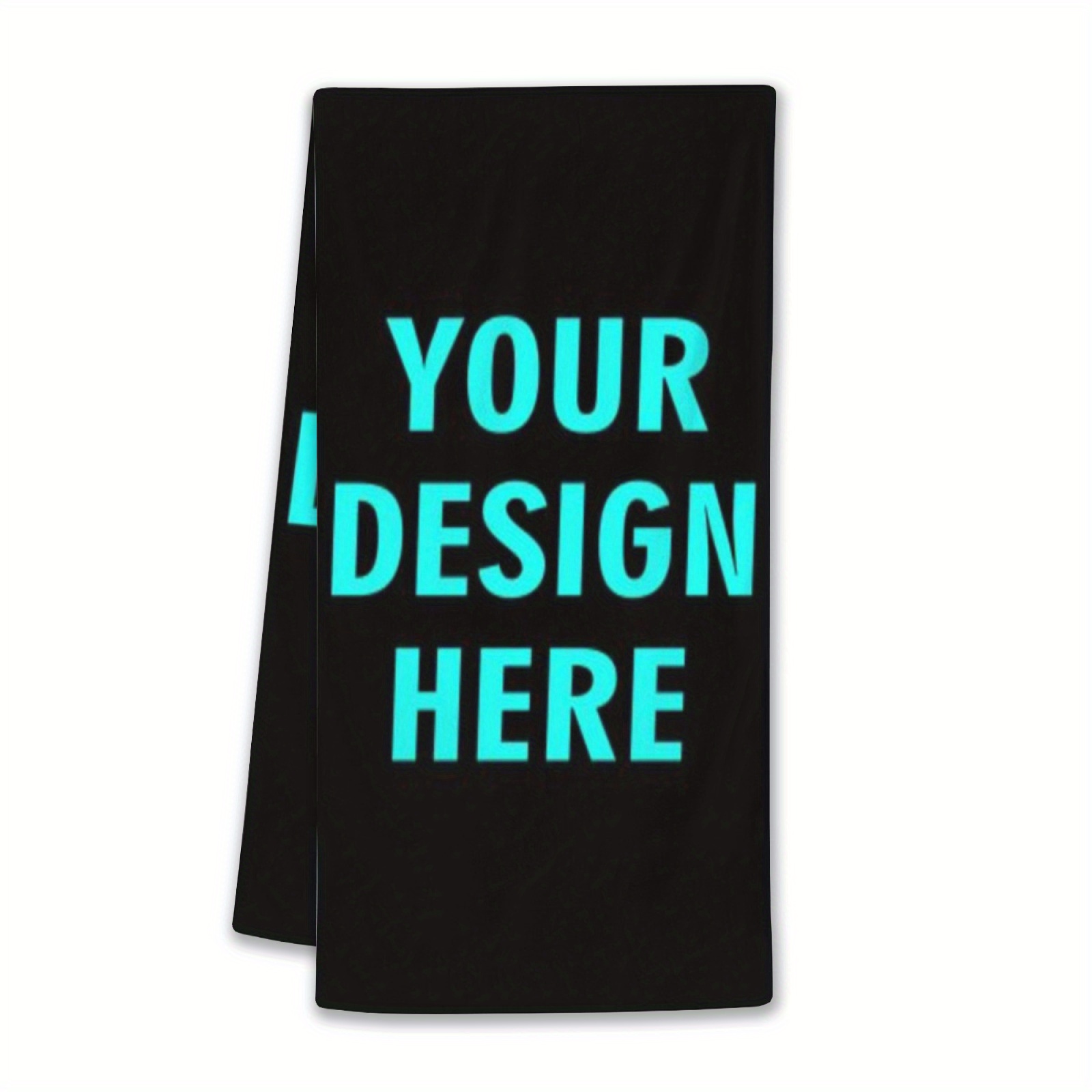 Image of Custom Personalized Towels, Kitchen Towel 18x26 Inch, Perfect For Home Decor, Indoor And Outdoor Party Supplies Towel For Men And Women