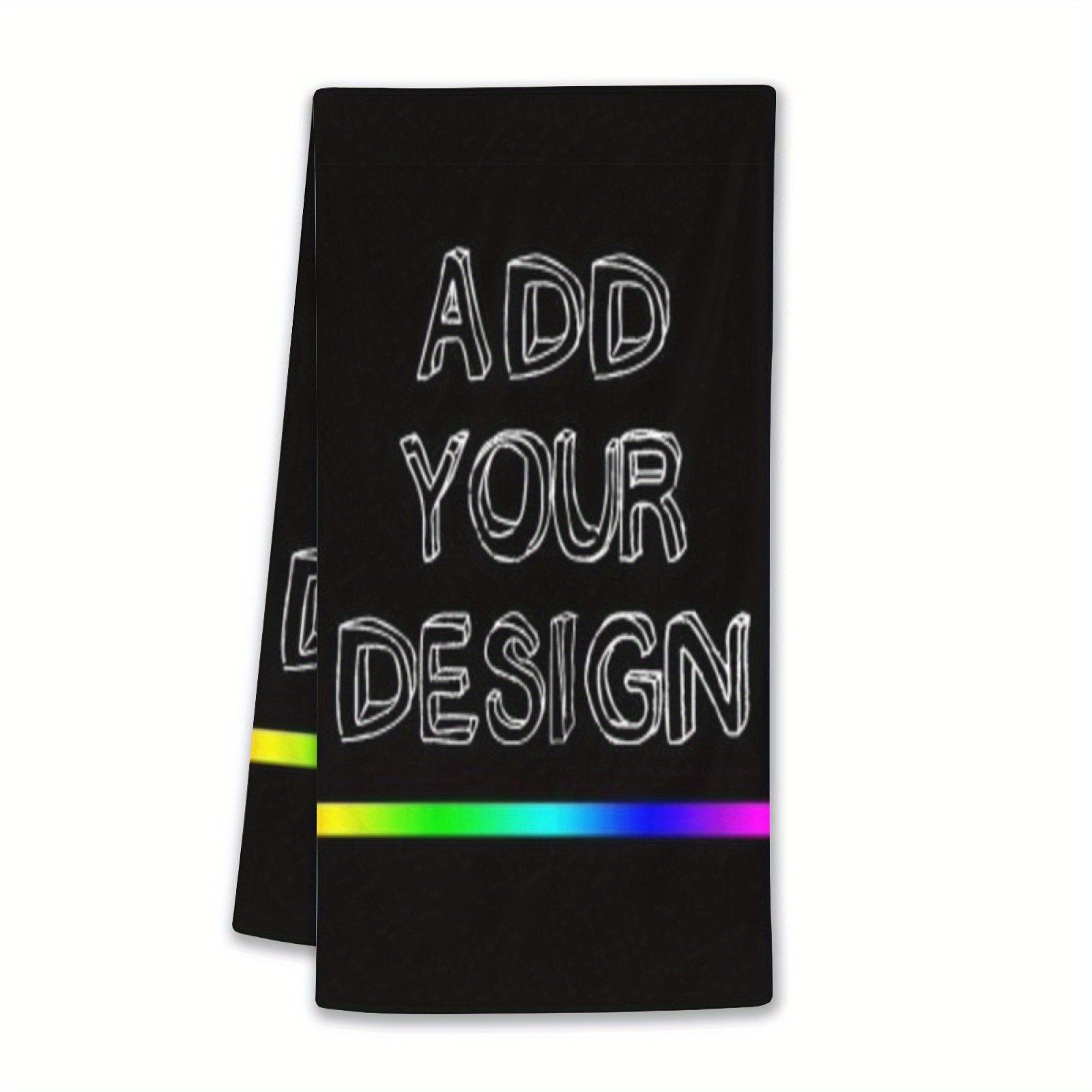 TEMU Custom Personalized Towels, 18x26 Inch Kitchen Towels For All , Ideal For Home Decoration And Suitable For Indoor And Outdoor Events For Men And Women