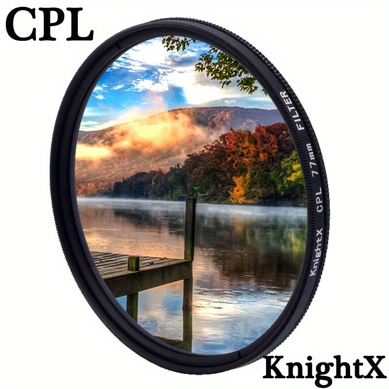 

Knightx Cpl Filter Polarizer Polarizing Filter 49mm 52mm 55mm 58mm 67mm 72mm 77mm For For