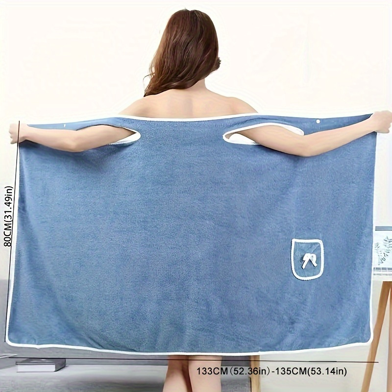 experience comfort and durability with our 1pc wearable bath towel skirt made from coral velvet with a charming bowknot its soft quick drying water absorbent and machine washable perfect for women seeking a comfortable spa wrap details 2