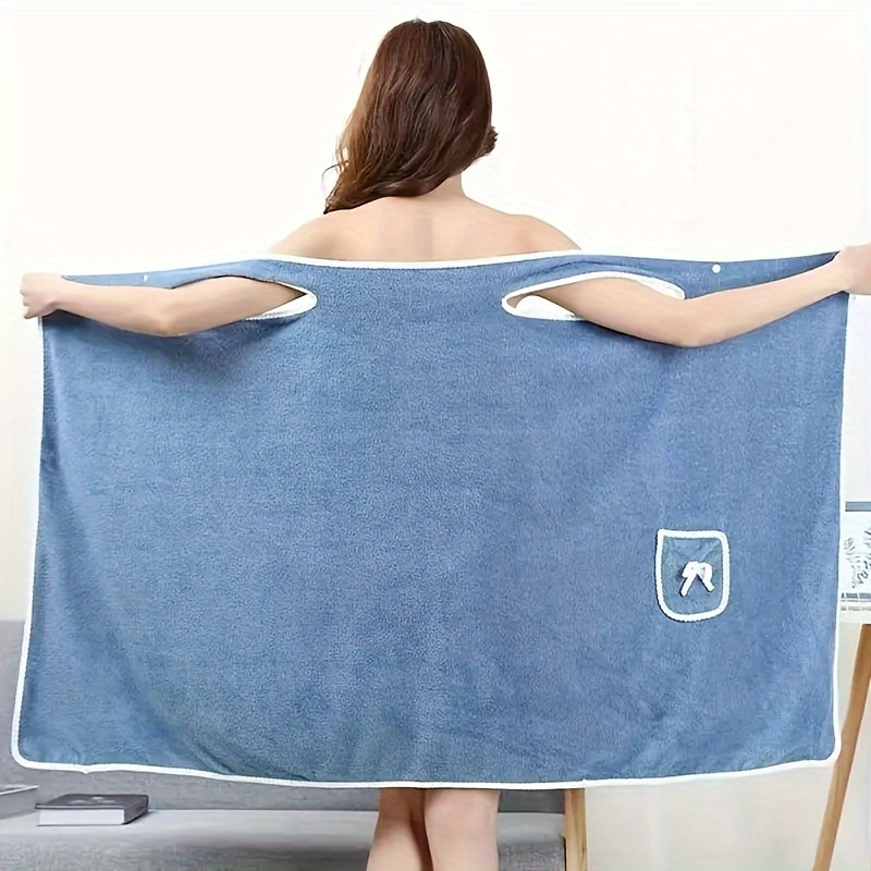 experience comfort and durability with our 1pc wearable bath towel skirt made from coral velvet with a charming bowknot its soft quick drying water absorbent and machine washable perfect for women seeking a comfortable spa wrap details 1