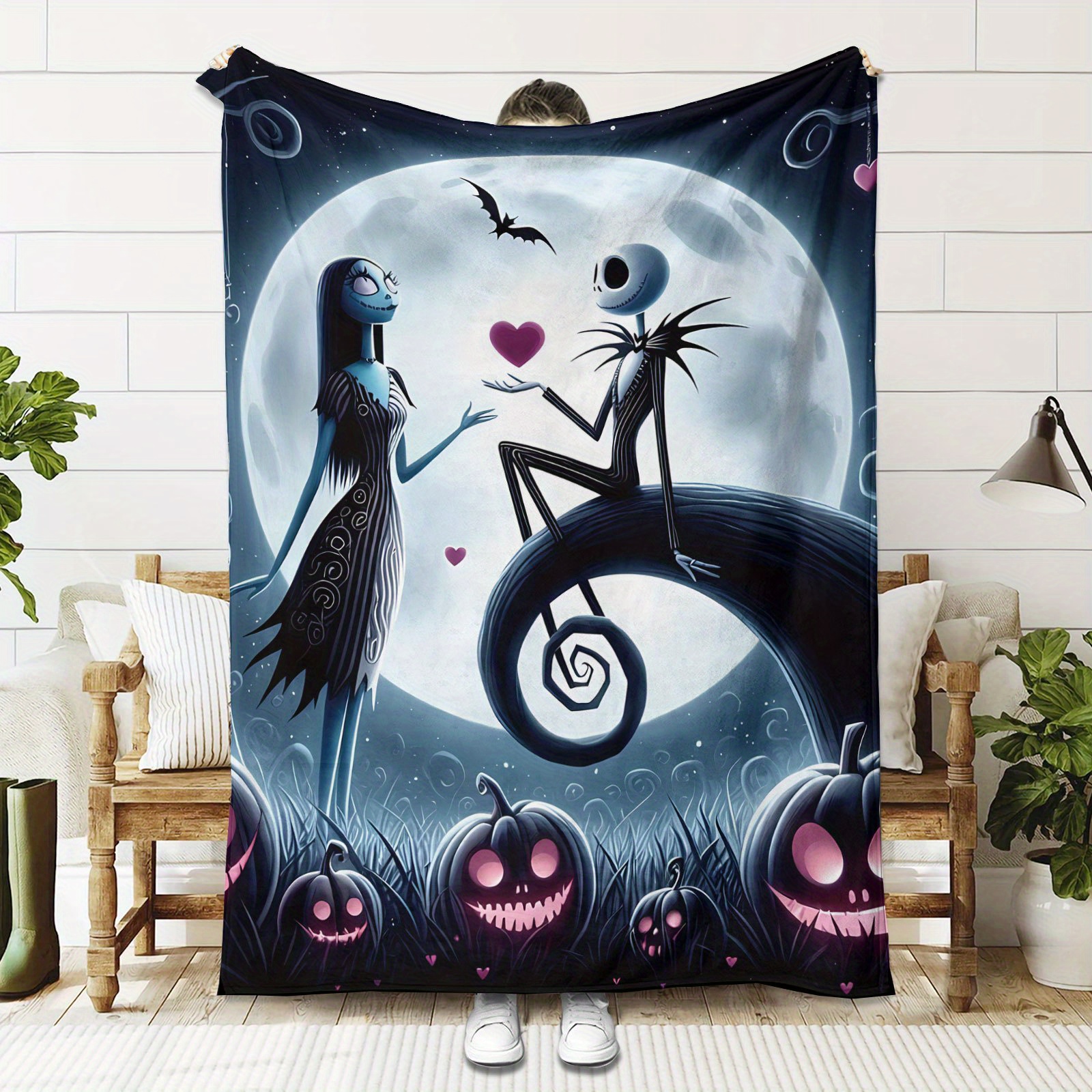 

Ume Digital Printed & Polyester Flannel Throw Blanket - Contemporary Cartoon Theme, Tear Resistant Lightweight All-season Throws For Couch, Bed, Travel - Woven Soft Cozy Home Decor