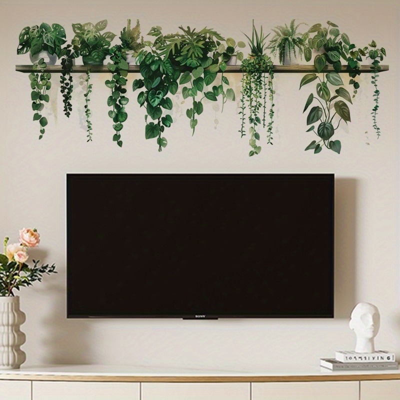 

Plants Decals - , -adhesive Paintings For & , And Small , Of Plastic, Decoration