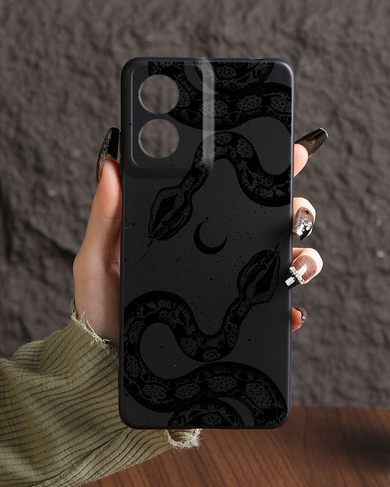 luxury silicone for motorola g54 g60 pattern black snake phone case for moto e13 g04 g50 5g g13 g23 4g g14 g34 eur   g84 g73 edge 30 fusion 30  30 pro 30 40 50 neo 2023   shockproof nw1 cell cases camera lens   details 0