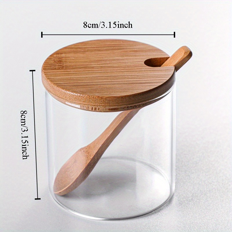 

1pc Bowl Lid & Spoon - Seasoning Jar For , Spices &