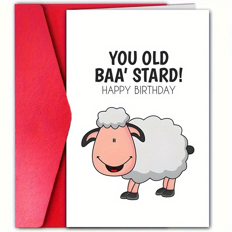 

Rude And Funny Birthday Card: 12cm X 18cm, Offensive Humor, Best Gift For Men, Women, And Friends - 300gsm, Cardx1, Envelopex1