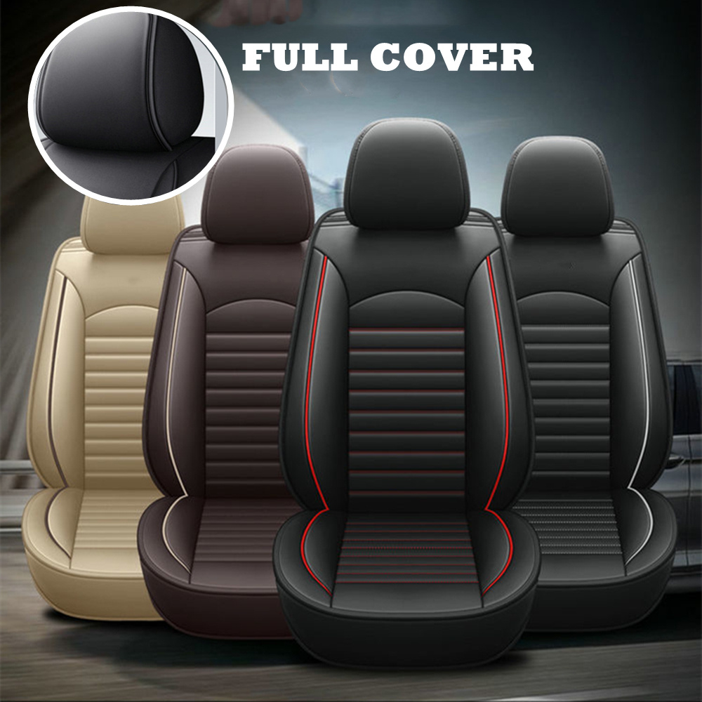 

Car Seat Covers Full Set, 5 Seats Universal Seat Covers For Cars, Waterproof Auto Seat Protectors, Front And Rear Seat Protectors