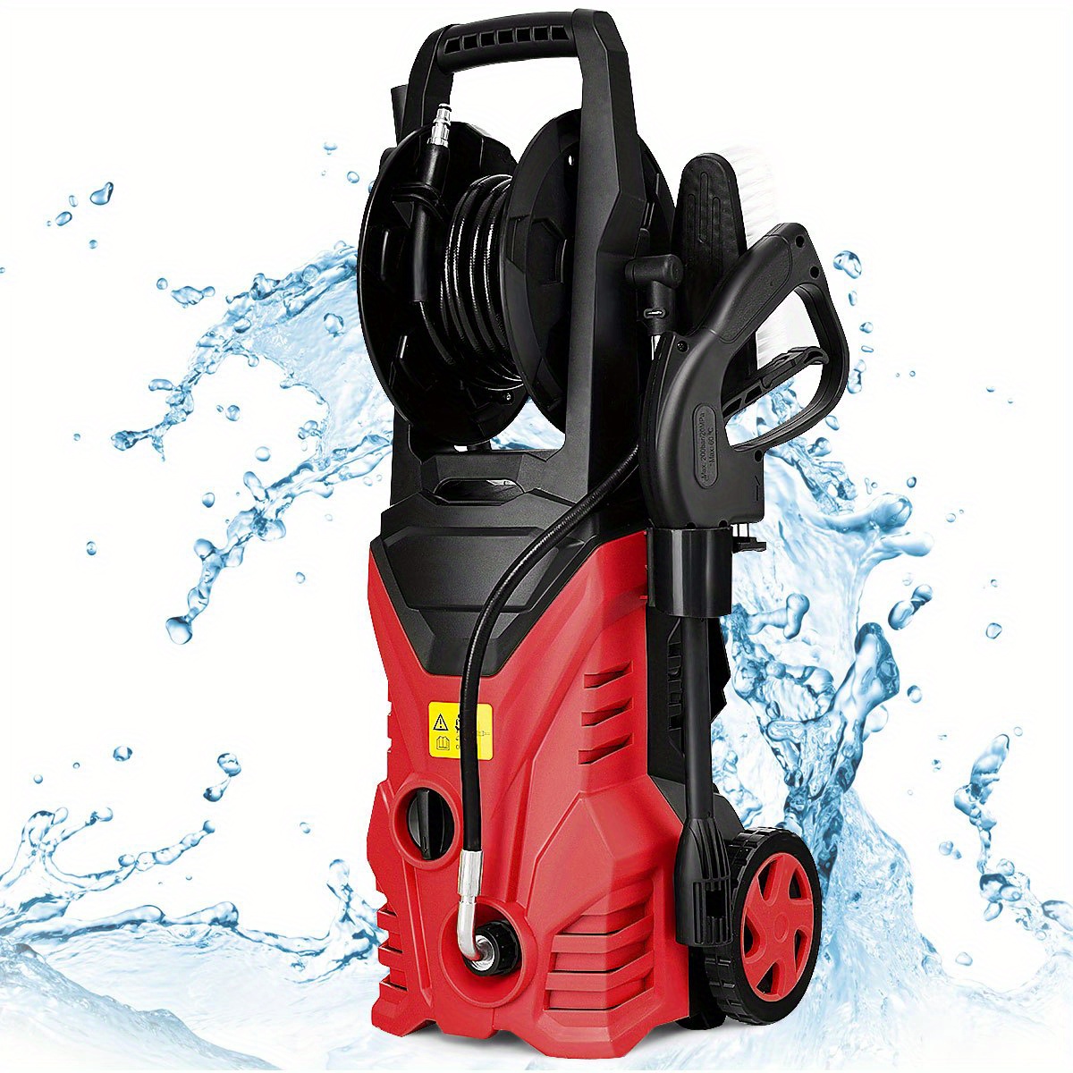 

Lifezeal 2030psi Electric Pressure Washer Cleaner 1.7 Gpm 1800w W/ Hose Reel Red
