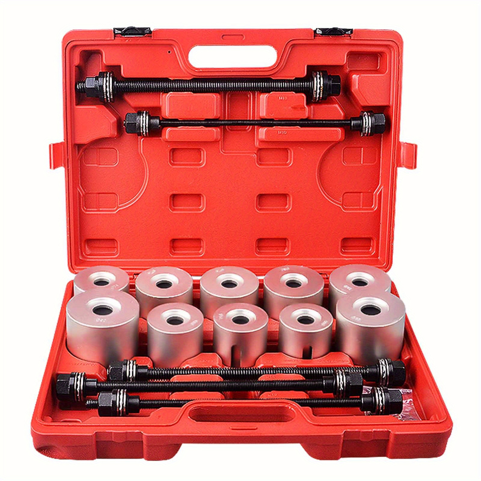TEMU 27pcs Universal Kit For Removing Bushings, Bearings, And Seals Using Press And Pull Sleeves