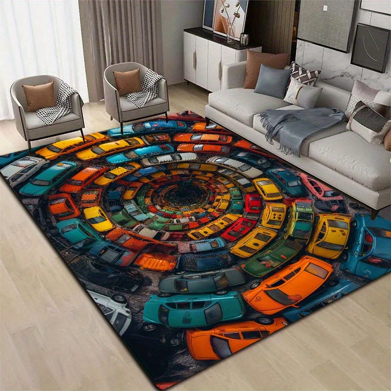 vibrant 3d cartoon area rug – non Temu United Kingdom