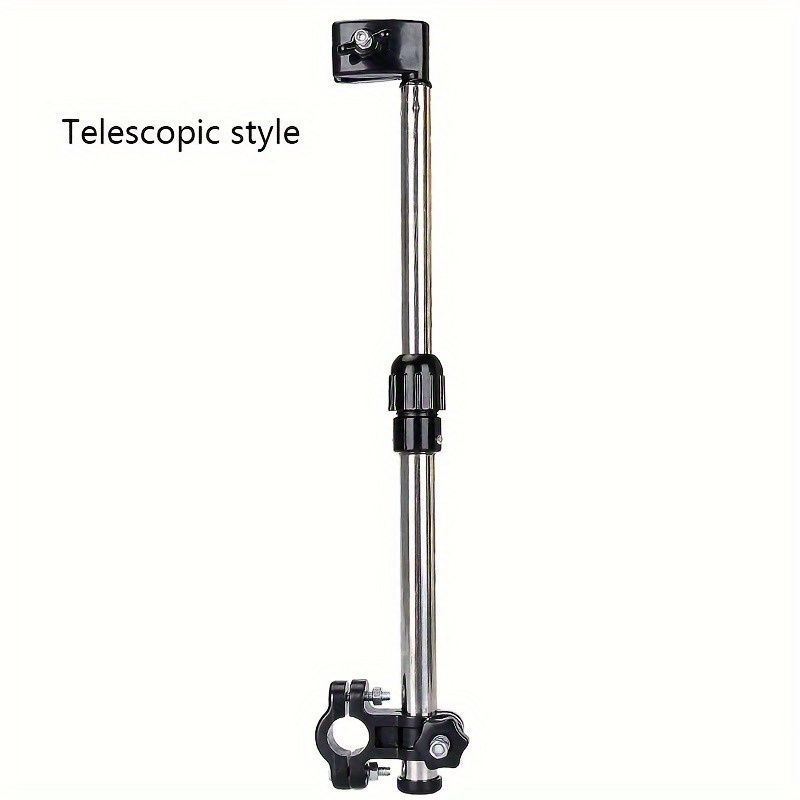 TEMU Retractable Umbrella Stand - , Used For Strollers And Bicycles, Weatherproof