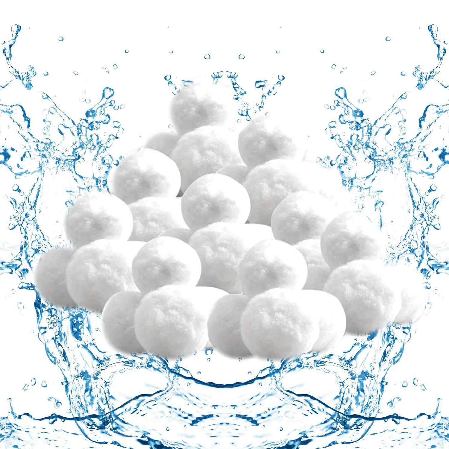 

High-efficiency Pool Filter Balls - 700g/1.54lbs, Reusable & Washable, Perfect For Above Ground Pools & Aquariums Pool Filters For Above Ground Pools Swimming Pool Filters